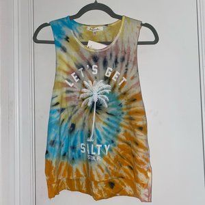 Dreamsicle Twilight Sorbet Destin Florida Let's Get Salty Tie Dye Tank Top